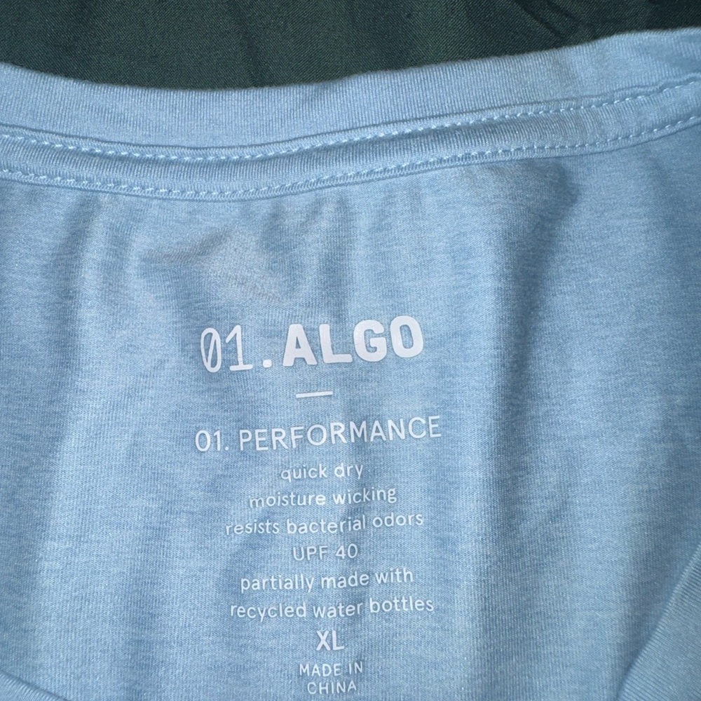 Algo Light Blue Performance Shirt